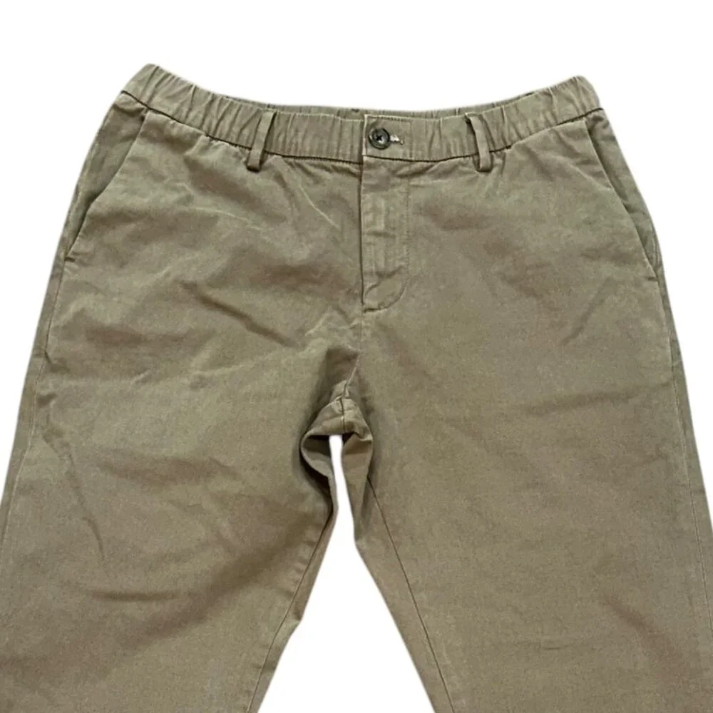 Men' Bearbottom Brown Skinny Chino Khaki Trouser Pants Medium Travel Work Office